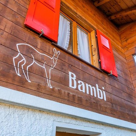 Chalet Bambi "Marchenhaft" Leilighet Grächen Eksteriør bilde